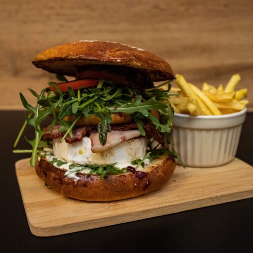 Pinky extra Hermelín burger